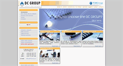 Desktop Screenshot of dcgroup.cz