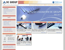 Tablet Screenshot of dcgroup.cz