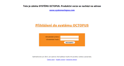Desktop Screenshot of octopus.dcgroup.cz